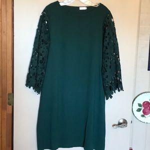 Qearal M green sheath dress